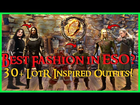 Best Fashion in ESO? 30+ LOTR x ESO Outfits/Costumes!