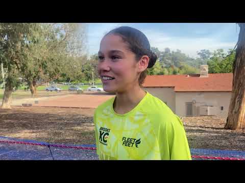 Jaelyn Williams of Eastlake 3rd Place Girls Championship Race at Nike Cross Nationals
