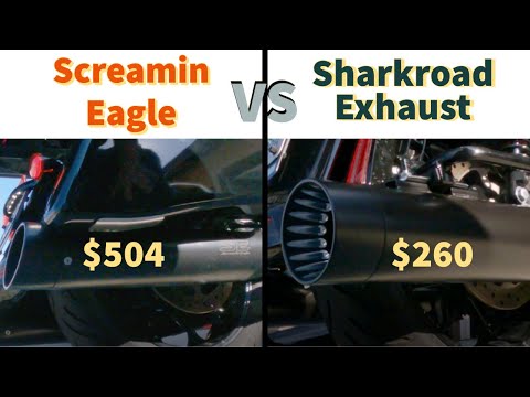 Harley exhaust on amazon. Option for Touring Bikes. (The GOOD, BAD, AND UGLY)