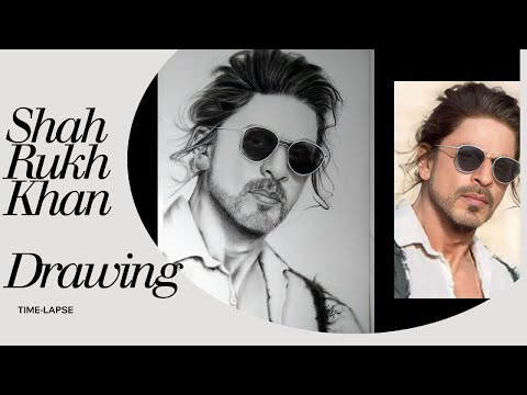 Shah Rukh khan Drawing..How to Draw  with charcoal ,conte.LET'S WATCH TOGETHER.