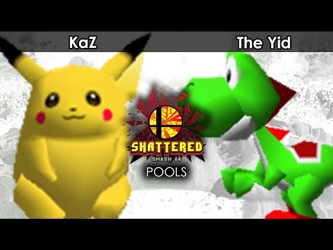 Smash 64: KaZ (Pikachu) V The Yid (Yoshi) - Shattered 111 Tournament SSB64