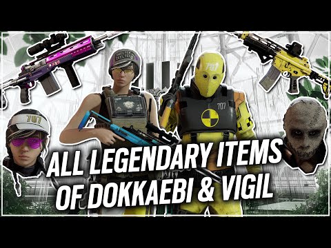 All Legendary Items of Dokkaebi & Vigil - Operation White Noise - Rainbow Six Siege
