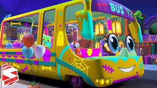 Halloween Wheels On The Bus & Spooky Rhyme for Kids