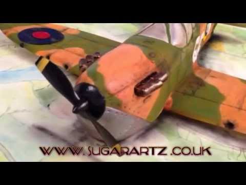 Spitfire Cake by Sugarartz.co.uk