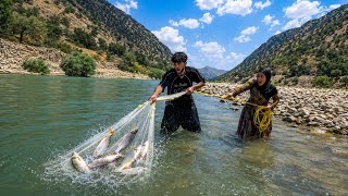Download lagu 🎣🍯 Wild River Fishing & Wild Honey | Nomadic Family Cooking in the Zagros Mountains 🏔️🔥 mp3