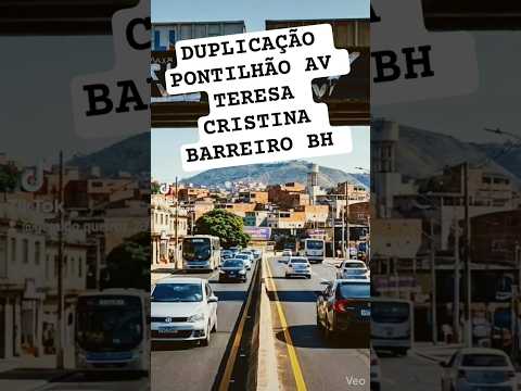 OBRAS CONSTRUÇÃO PONTILHÃO AV TERESA CRISTINA BARREIRO BH #minasgerais #chuvas  #notícias #barreiro