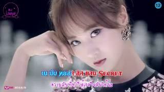 Secret - Yuri & Seohyun SNSD [Karaoke - Thai sub]