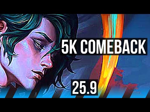 HWEI vs EKKO (MID) | Comeback, 11/3/8, Godlike | EUW Diamond | 25.9