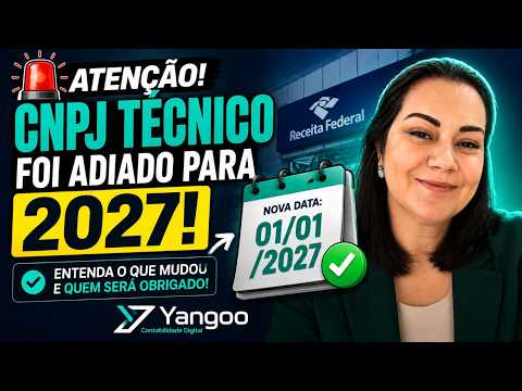 ? Receita Federal adia o CNPJ Técnico! O que muda para autônomos, produtores rurais e locadores?