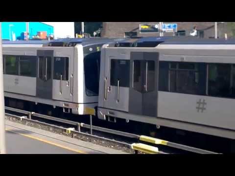 MX3000 line 5 at Hasle station / oslo metro norway