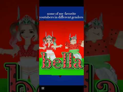 my fav roblox youtuber in dif gender @VanilBean @KreativeKyle @IBella @alaskaviolet