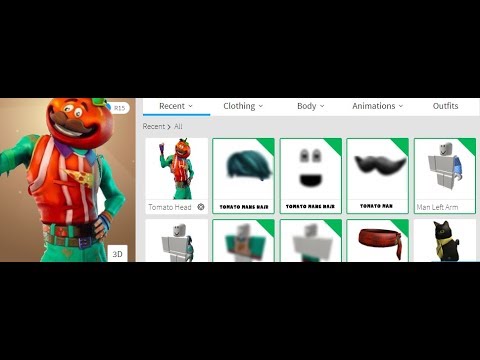 Making Tomato Head From Fortnite A Roblox Account Henry - roblox fortnite drift skin printables