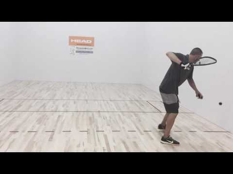 Rocky Carson teaches the Racquetball Splat Shot