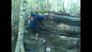 Video thumbnail of Cukhup, 6A. Modřín