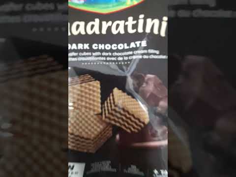 Quadratini Dark Chocolate#wafer#short