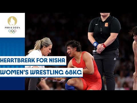 Heartbreak for Nisha Dahiya in the quarter-final | Paris 2024 highlights