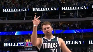 Luka Dončić IMPOSSIBLE 4 STRAIGHT THREES to win, LAST ONE WAS ONE HANDED