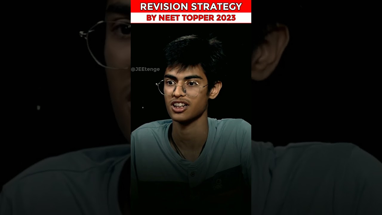 1-4-7 REVISION STRATEGY BY NEET TOPPER 🔥 | Ft. Vaibhav (AIR 59) #pw #shorts