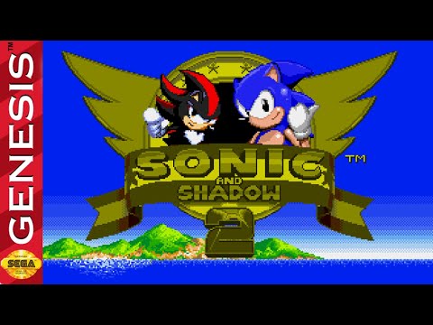 SoNiC & SHADOW Double jump 2 - Hack of Sonic the Hedgehog 2 [Sega Genesis]