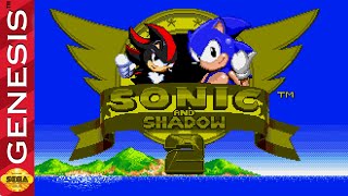 SoNiC & SHADOW Double jump 2 - Hack of Sonic the Hedgehog 2 [Sega Genesis]