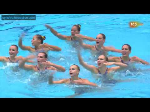 France (FRA) Team Free Final Berlin European Aquatics Championships 2014