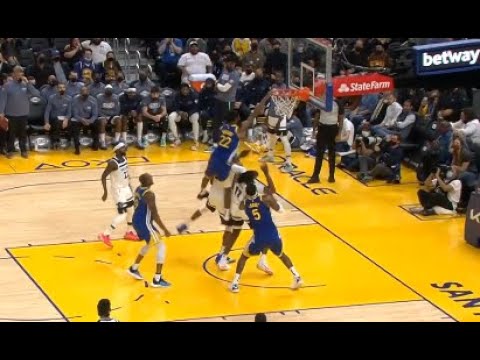 Andrew Wiggins BAPTIZES Karl Anthony Towns on a Put Back Dunk, and Everyone's Loving it!