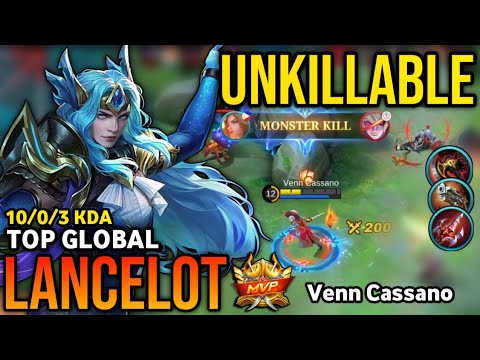 LANCELOT BEST BUILD 2022 | TOP GLOBAL LANCELOT GAMEPLAY | MOBILE LEGENDS✓