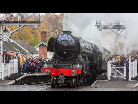 Flying Scotsman -  A Wet and Windy Finale on the NYMR!