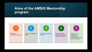 AMSIG Mentorship meeting