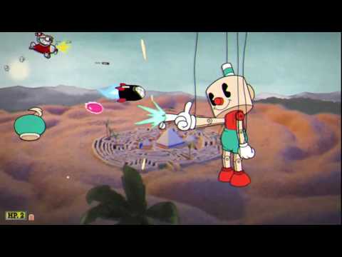 Cuphead - Djimmi The Great - Boss Fight on Simple=Easy Mode (60 fps) - Xbox One