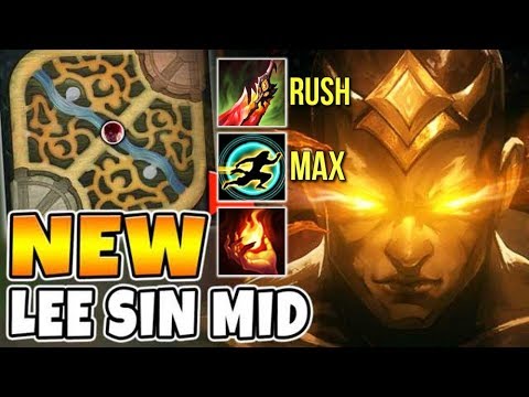 OMG! THIS W MAX LEE SIN MID STRATEGY IS BUSTED! INSANE PENTAKILL FROM MID LANE - League of Legends