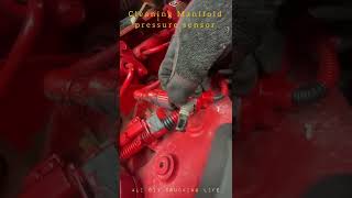 Cleaning manifold pressure sensor #diy #semi #truck #trucking