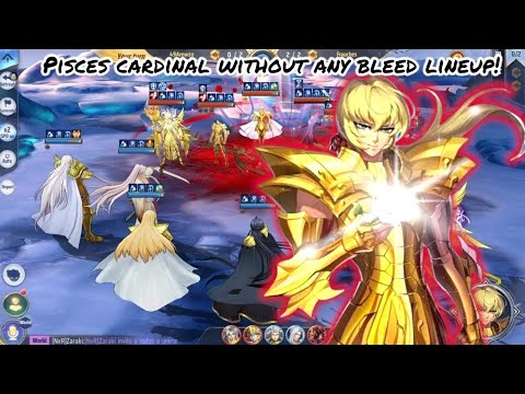 Saint Seiya: Awakening (KOTZ) - Pisces Cardinal without Any Bleed Lineup!