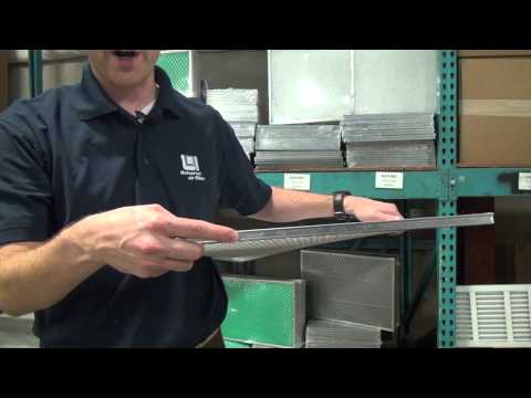 Part of a video titled How-to Find the Part Number on a UAF Air Filter - YouTube