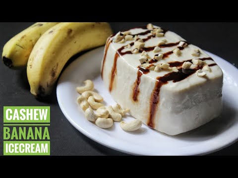 ക്രീമും വേണ്ട ബീറ്ററും വേണ്ട, ഒരു കിടിലൻ Homemade Cashew Banana Icecream | Simple | Easy | Recipe 30