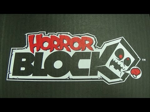 HORROR BLOCK April 2017: EmGo's Horror Blocks N' Stuff