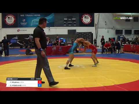 WM/53 KG/53 F, Yu Miyahara, Japan Vs Sarah Hildebrandt, NYAC.mp4