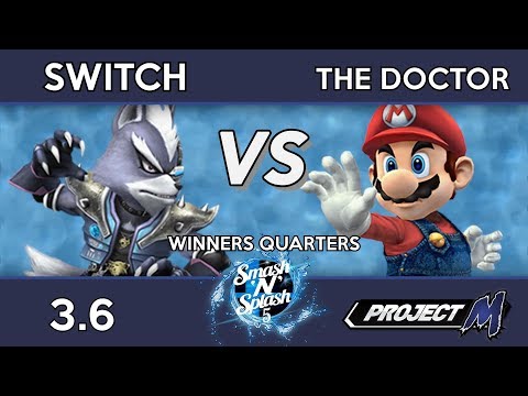 Switch (Wolf) vs The Doctor (Mario) - Smash 'N' Splash 5 Winners Quarters
