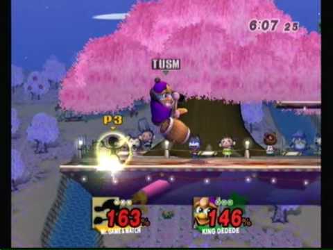 SSBB - Xanadu Singles - TUSM (Dedede) vs. Slikvik (G&W) 1