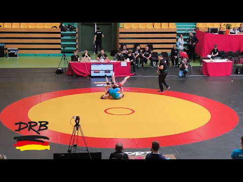 Wrestling German Championships 2025 (U20) 61kg 1/4-FINAL | FS | KIRCHHOFF vs. OUZOUNIS