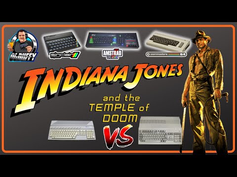 TEMPLE of DOOM Comparison ARCADE - ZX Spectrum VS Commodore 64 VS Amstrad CPC - Amiga VS Atari ST