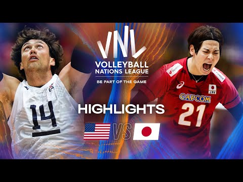 USA 🇺🇸 vs. Japan 🇯🇵 - Highlights | Week 3 | Men's VNL 2025