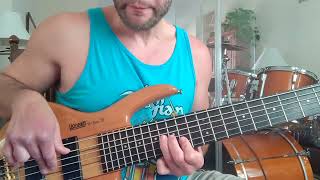 Video thumbnail for My first jam, at home, after I bought my new Hohner B Bass VI! by Rev AJW