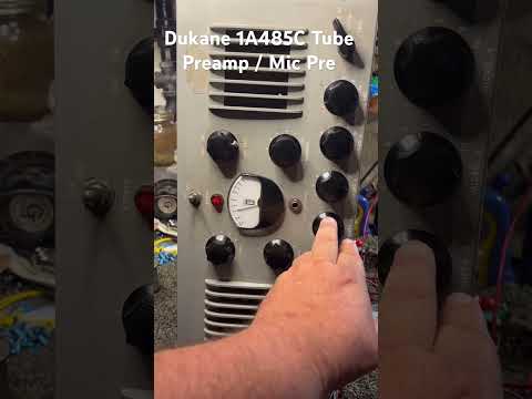 Dukane 1A485C Tube Microphone Instrument Preamp with rack | Reverb