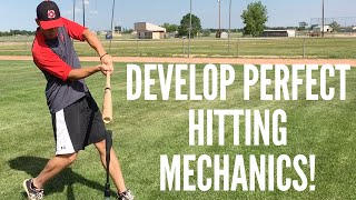 2 Simple Drills to Develop Perfect Baseball Hitting Mechanics!