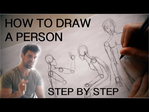 初心者のためのステップバイステップの人物の描き方 (How to Draw a Person Step by Step for Beginners)