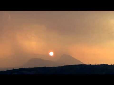 Il Tramonto durante un temporale