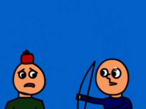 Apfel vom Kopf schießen - Comic Conner [Zeichentrick]