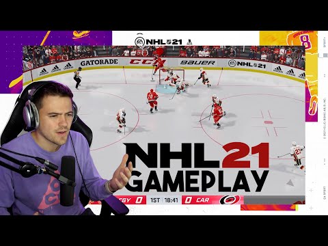 NHL 21 ACTUAL GAMEPLAY *REACTION*