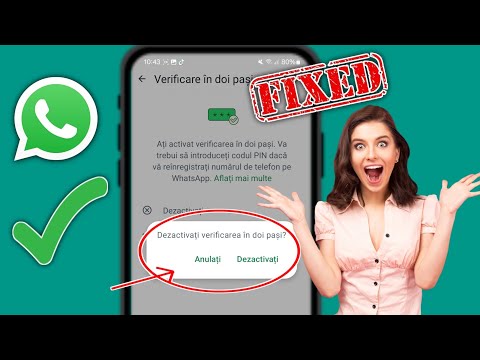 Cum să dezactivezi verificarea în doi pași în WhatsApp - 2024